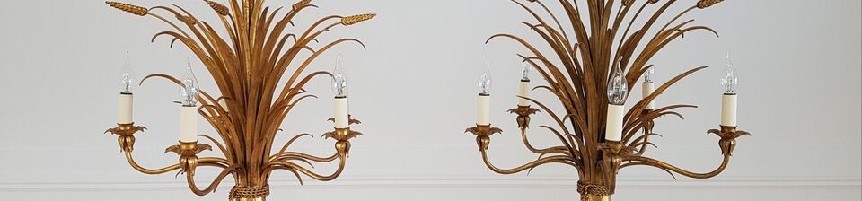 Antique lighting and candelabras